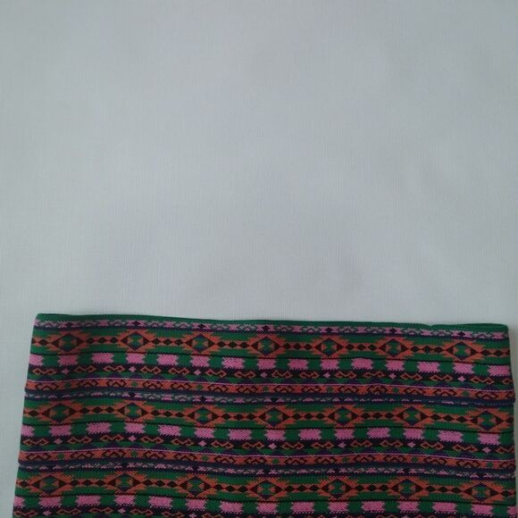 Pleasure Doing Business Colorful Mini Length Bandage Style Skirt Women's Large - Picture 10 of 12